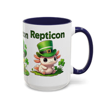 Load image into Gallery viewer, Repticon Accent Coffee Mug w/ St. Patrick&#39;s Day
