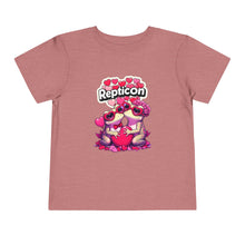 Load image into Gallery viewer, Repticon Toddler Short Sleeve Tee w/ Valentine Toads
