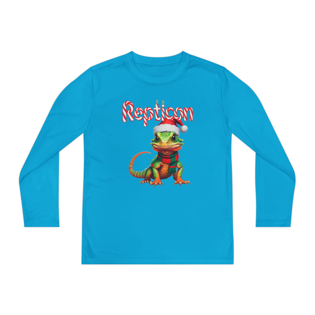 Repticon Youth Long Sleeve Competitor Tee w/ Lizard Santa