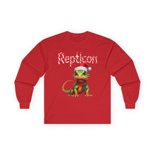 Load image into Gallery viewer, Unisex Ultra Cotton Long Sleeve Tee w/ Lizard Santa
