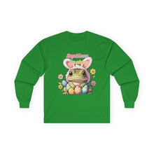 Load image into Gallery viewer, Repticon Unisex Ultra Cotton Long Sleeve Tee w/ Easter Frog
