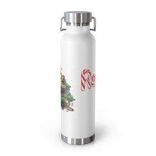 Load image into Gallery viewer, Repticon Copper Vacuum Insulated Bottle, 22oz w/ Toad Christmas Tree
