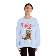 Load image into Gallery viewer, Repticon Unisex Heavy Blend™ Crewneck Sweatshirt w/ Lizard Santa
