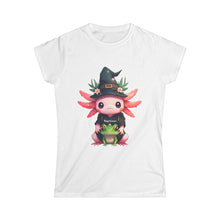 Load image into Gallery viewer, Repticon Women&#39;s Softstyle Tee w/ Axolotl
