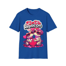 Load image into Gallery viewer, Repticon Unisex Softstyle T-Shirt w/ Valentine Toads
