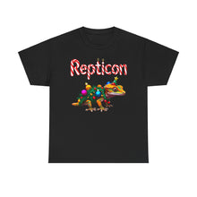 Load image into Gallery viewer, Repticon Unisex Heavy Cotton Tee w/ Crested Gecko Christmas Tree
