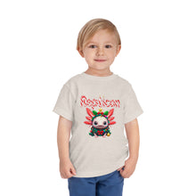Load image into Gallery viewer, Repticon Toddler Short Sleeve Tee w/ Axolotl Christmas Tree
