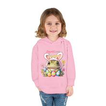 Load image into Gallery viewer, Repticon Toddler Pullover Fleece Hoodie w/ Easter Frog
