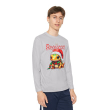 Load image into Gallery viewer, Repticon Youth Long Sleeve Competitor Tee w/ Amphibian Santa
