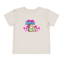 Load image into Gallery viewer, Repticon Toddler Short Sleeve Tee w/ Valentine Frogs
