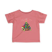 Load image into Gallery viewer, Repticon Infant Fine Jersey Tee w/ Tortoise Christmas Tree
