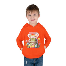 Load image into Gallery viewer, Repticon Toddler Pullover Fleece Hoodie w/ Easter Frog
