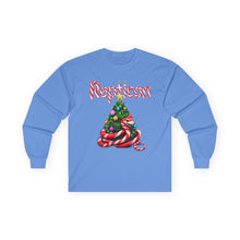 Load image into Gallery viewer, Repticon Unisex Ultra Cotton Long Sleeve Tee w/ Candy Cane Christmas Tree
