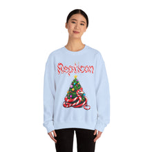 Load image into Gallery viewer, Repticon Unisex Heavy Blend™ Crewneck Sweatshirt w/ Candy Cane Snake Christmas Tree
