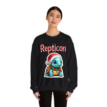 Load image into Gallery viewer, Repticon Unisex Heavy Blend™ Crewneck Sweatshirt w/ Tortoise Santa
