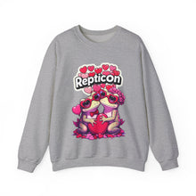 Load image into Gallery viewer, Repticon Unisex Heavy Blend™ Crewneck Sweatshirt w/ Valentine Toads
