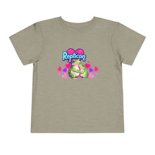 Load image into Gallery viewer, Repticon Toddler Short Sleeve Tee w/ Valentine Frogs
