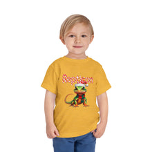 Load image into Gallery viewer, Repticon Toddler Short Sleeve Tee w/ Lizard Santa
