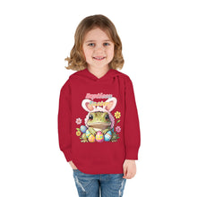Load image into Gallery viewer, Repticon Toddler Pullover Fleece Hoodie w/ Easter Frog
