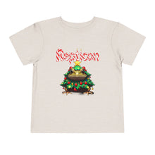 Load image into Gallery viewer, Repticon Toddler Short Sleeve Tee w/ Toad Christmas Tree
