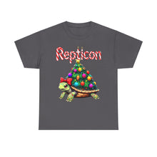 Load image into Gallery viewer, Repticon Unisex Heavy Cotton Tee w/ Tortoise Christmas Tree
