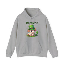 Load image into Gallery viewer, Repticon Unisex Heavy Blend™ Hooded Sweatshirt w/ Axolotl
