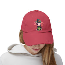 Load image into Gallery viewer, Repticon Unisex Distressed Cap w/ Axolotl
