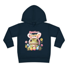 Load image into Gallery viewer, Repticon Toddler Pullover Fleece Hoodie w/ Easter Frog
