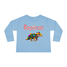 Load image into Gallery viewer, Repticon Toddler Long Sleeve Tee w/ Crested Gecko Christmas Tree
