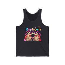 Load image into Gallery viewer, Repticon Unisex Jersey Tank w/ Valentine Tortoises
