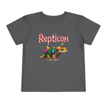 Load image into Gallery viewer, Repticon Toddler Short Sleeve Tee w/ Crested Gecko Christmas Tree
