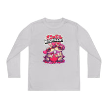 Load image into Gallery viewer, Repticon Youth Long Sleeve Competitor Tee w/ Valentine Toads
