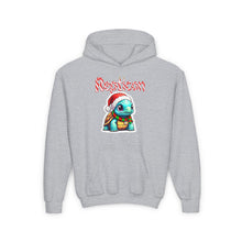 Load image into Gallery viewer, Repticon Youth Heavy Blend Hooded Sweatshirt w/ Tortoise Santa
