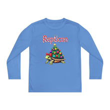 Load image into Gallery viewer, Repticon Youth Long Sleeve Competitor Tee w/ Tortoise Christmas Tree
