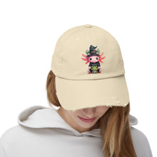 Load image into Gallery viewer, Repticon Unisex Distressed Cap w/ Axolotl
