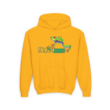 Load image into Gallery viewer, Repticon Youth Heavy Blend Hooded Sweatshirt w/ Red Eyed Tree Frog
