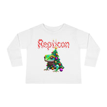 Load image into Gallery viewer, Repticon Toddler Long Sleeve Tee w/ Gecko Christmas Tree
