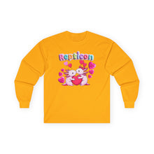 Load image into Gallery viewer, Repticon Unisex Ultra Cotton Long Sleeve Tee w/ Valentine Axolotls
