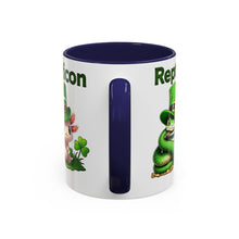 Load image into Gallery viewer, Repticon Accent Coffee Mug w/ St. Patrick&#39;s Day
