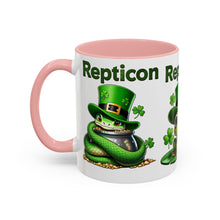 Load image into Gallery viewer, Repticon Accent Coffee Mug w/ St. Patrick&#39;s Day
