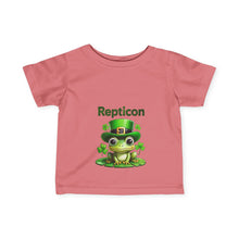 Load image into Gallery viewer, Repticon Infant Fine Jersey Tee w/ Frog
