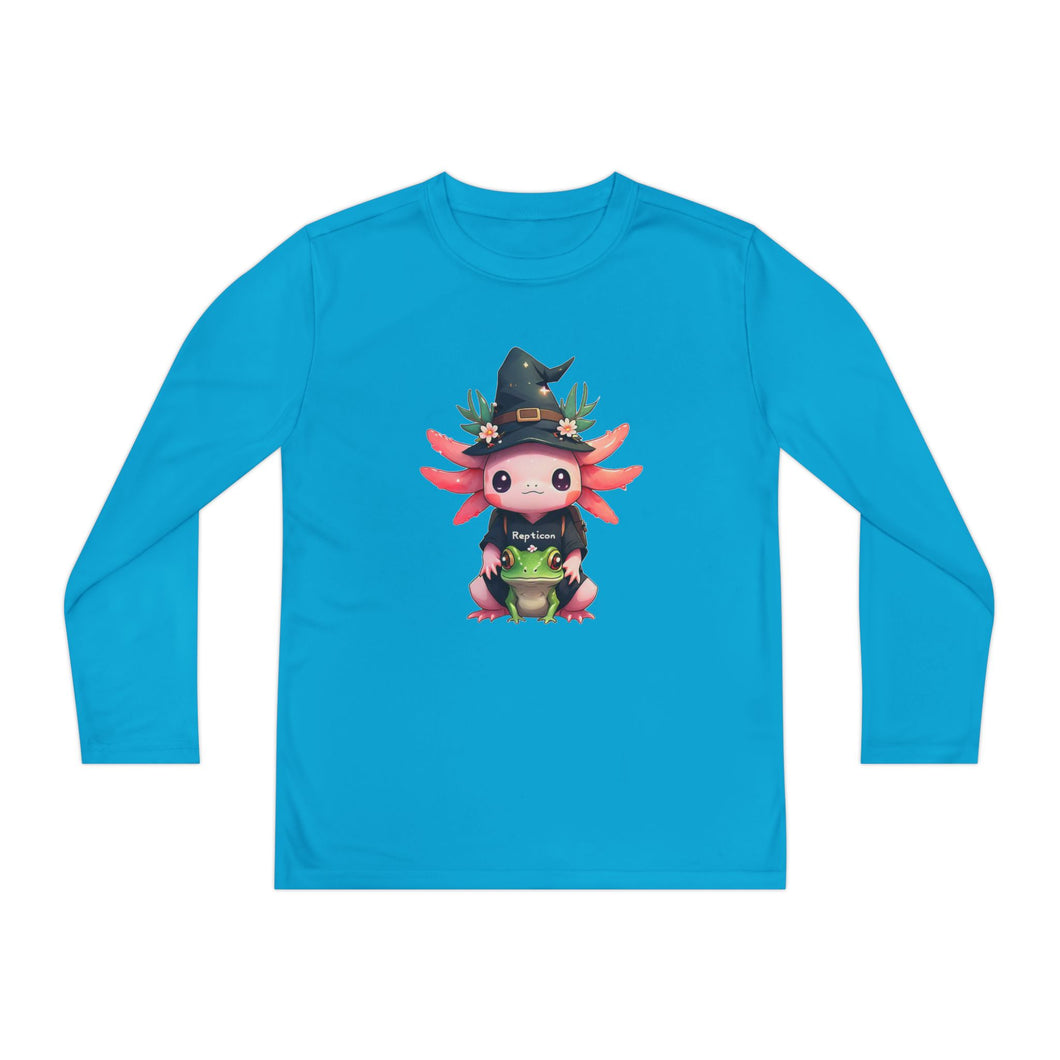 Repticon Youth Long Sleeve Competitor Tee w/ Axolotl