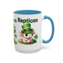 Load image into Gallery viewer, Repticon Accent Coffee Mug w/ St. Patrick&#39;s Day
