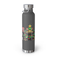 Load image into Gallery viewer, Repticon Copper Vacuum Insulated Bottle, 22oz w/ Toad Christmas Tree
