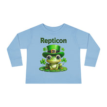 Load image into Gallery viewer, Repticon Toddler Long Sleeve Tee w/ Frog
