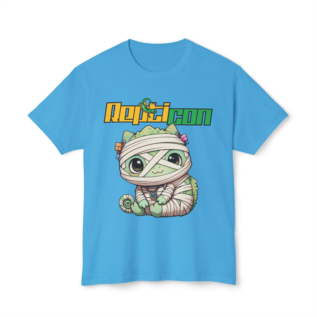 Repticon Unisex HD Cotton™ T-shirt w/ Chameleon Mummy