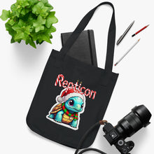 Load image into Gallery viewer, Repticon Organic Canvas Tote Bag w/ Tortoise Santa
