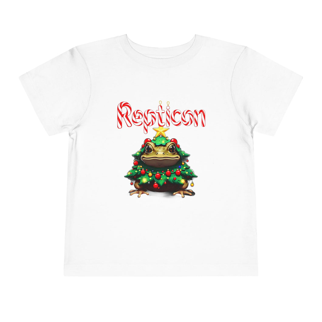 Repticon Toddler Short Sleeve Tee w/ Toad Christmas Tree