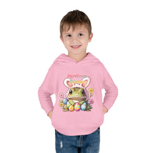 Load image into Gallery viewer, Repticon Toddler Pullover Fleece Hoodie w/ Easter Frog

