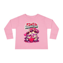 Load image into Gallery viewer, Repticon Toddler Long Sleeve Tee w/ Valentine Toads
